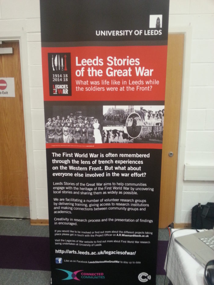 The Banner we had printed in situ at the Showcase